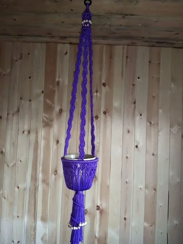 Кашпо для цветов в технике макраме - Хобби и отдых в Баклаши