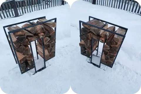 Металлическая стойка под дрова - Растения в Баклаши