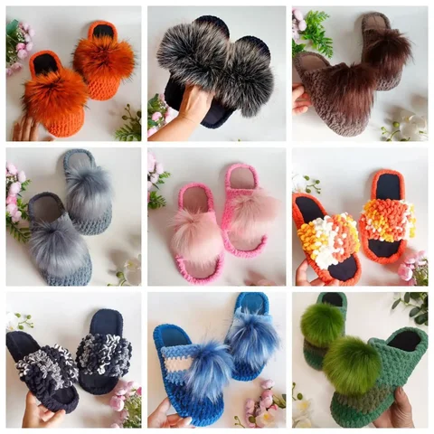 Уютные домашние тапочки из плюшевой пряжи - частное объявление в Шелехов