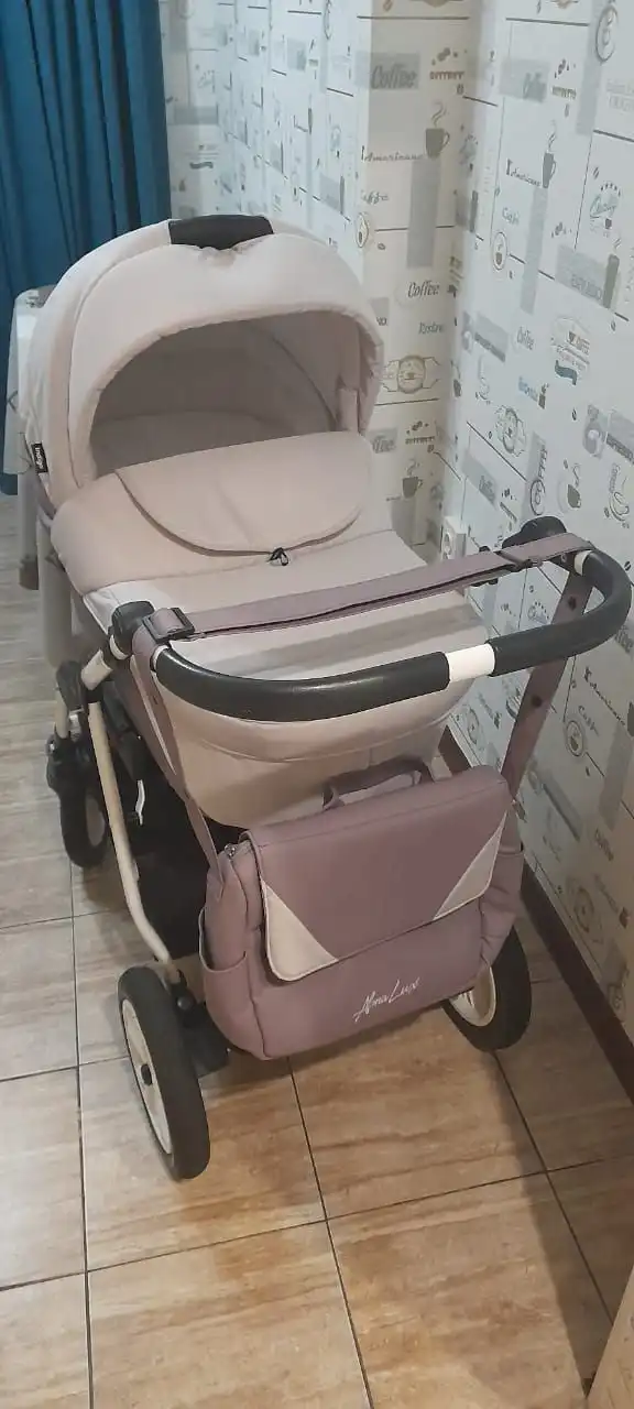 Детская коляска Индиго с люлькой и прогулочным блоком