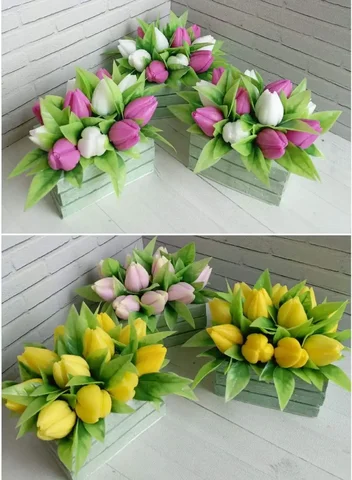 Тюльпаны из мыла ручной работы к 8 марта - частное объявление в Большой Луг