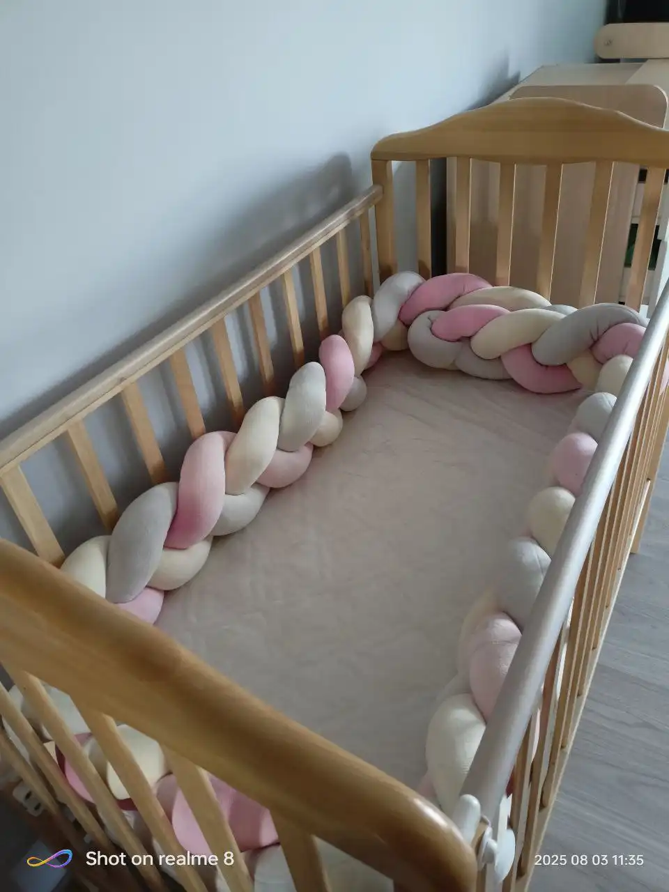 Детская кроватка маятник с ортопедическим матрасом - Детская мебель (Товары для детей) в Баклаши