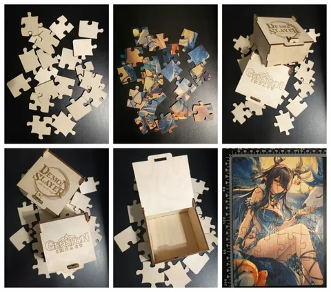 Деревянные пазлы с цветной печатью на заказ - частное объявление в Шелехов