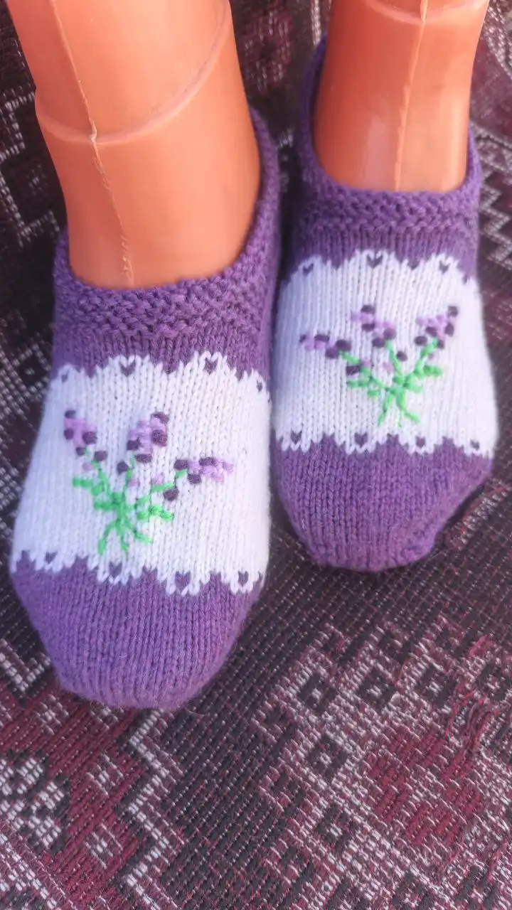 Следки женские меринос ручная работа - Аксессуары/Носки (Одежда) в Шелехов