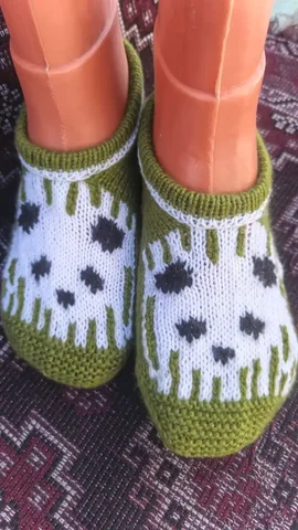 Женские следки "панда" из мериносовой пряжи ручной работы - частное объявление в Шелехов