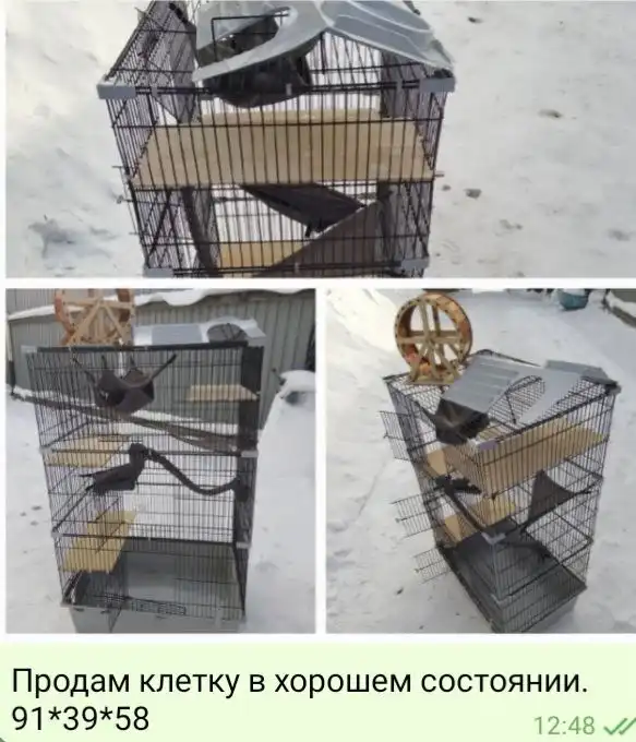 Продажа клетки в хорошем состоянии - Барахолка в Шелехов