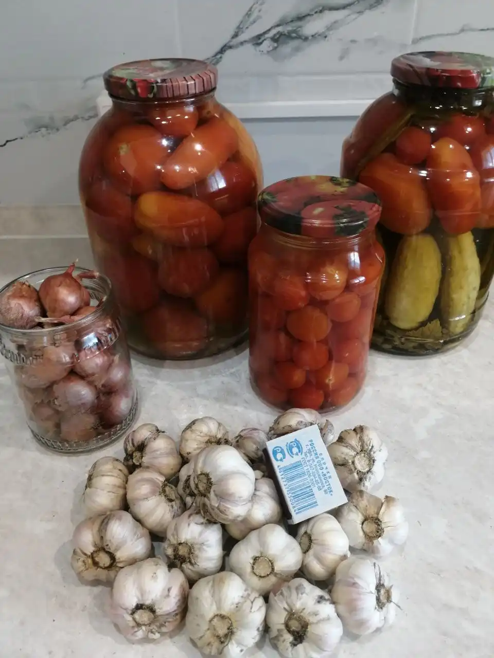 Домашние соленья и овощи с огорода - Продукты питания (Барахолка) в Баклаши