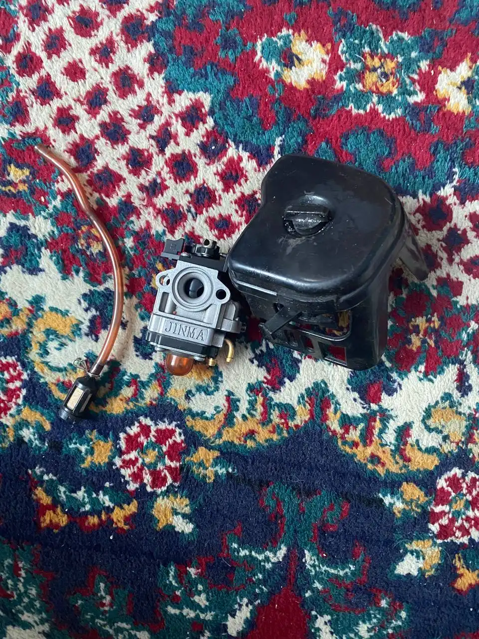 Продажа бензиновой газонокосилки триммера с заменёнными деталями - Садовый инвентарь (Барахолка) в Шелехов