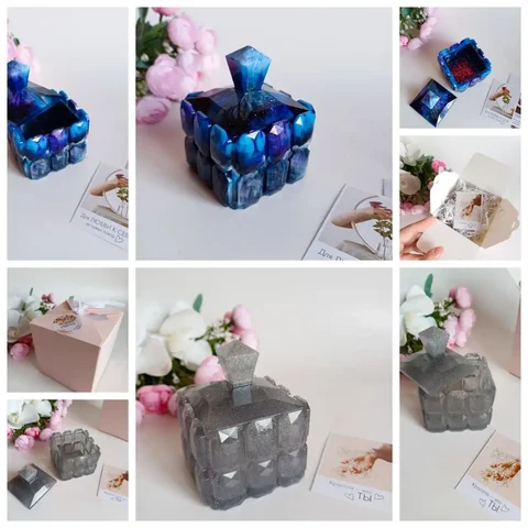 Шкатулка из эпоксидной смолы для украшений - Хобби и отдых в Баклаши