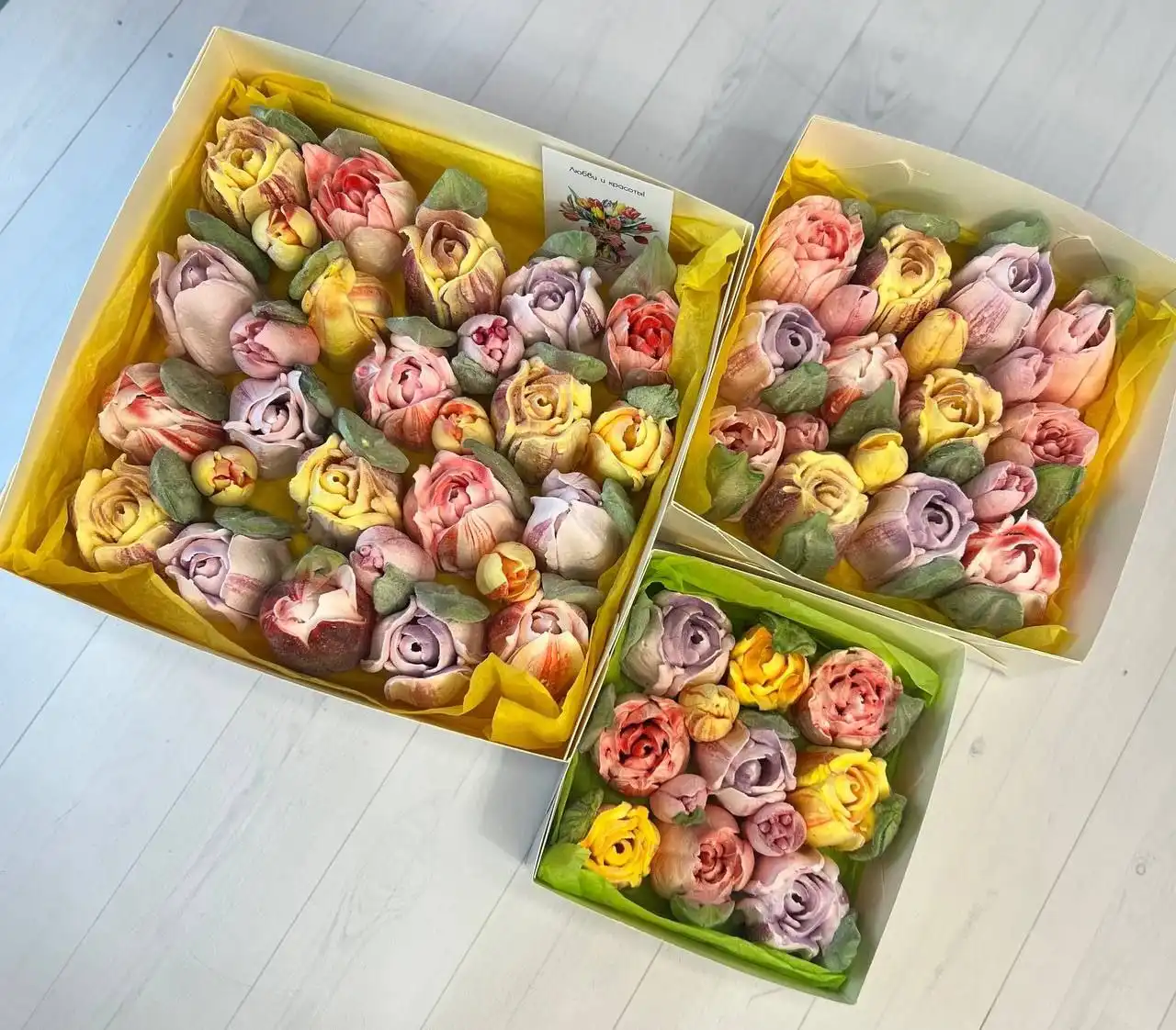 Букеты и десерты из зефира к праздникам - Праздничные услуги (Услуги) в Шелехов