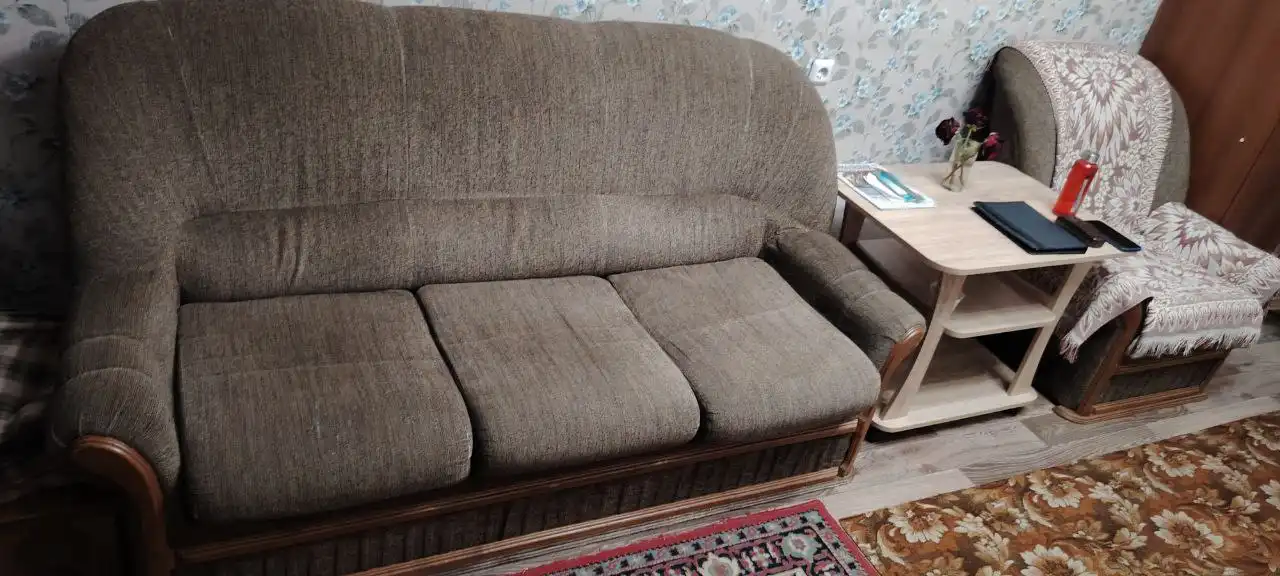 Продам диван с креслом б/у - Мебель (Для дома и дачи) в Шелехов