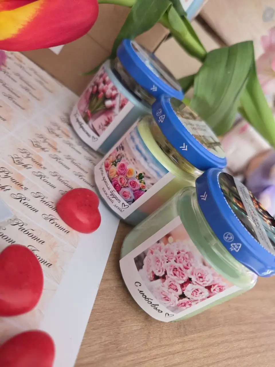 Свеча ручной работы с тремя ароматами - Рукоделие (Хобби и отдых) в Шелехов