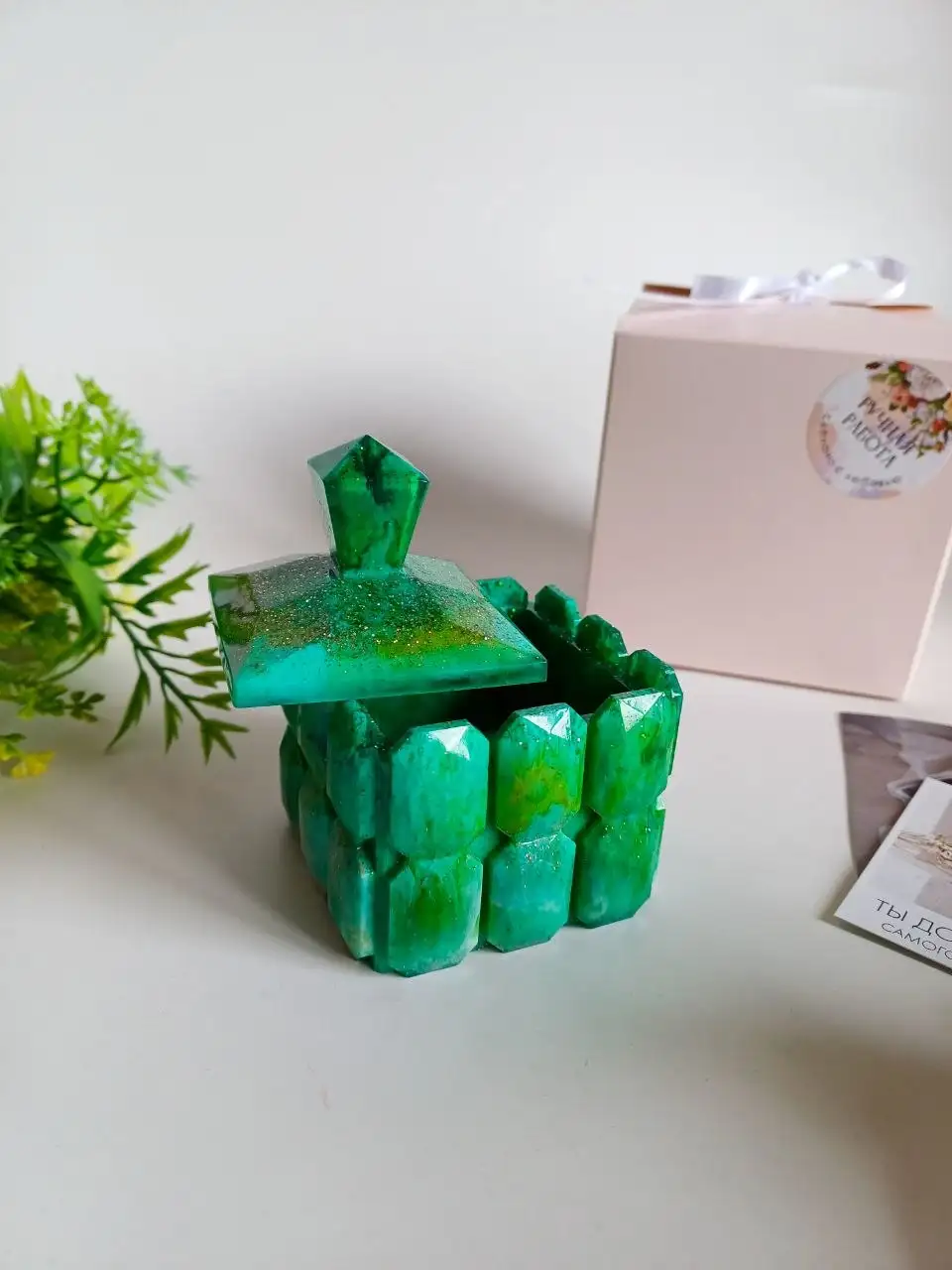 Шкатулка из эпоксидной смолы для украшений - Рукоделие (Хобби и отдых) в Шелехов