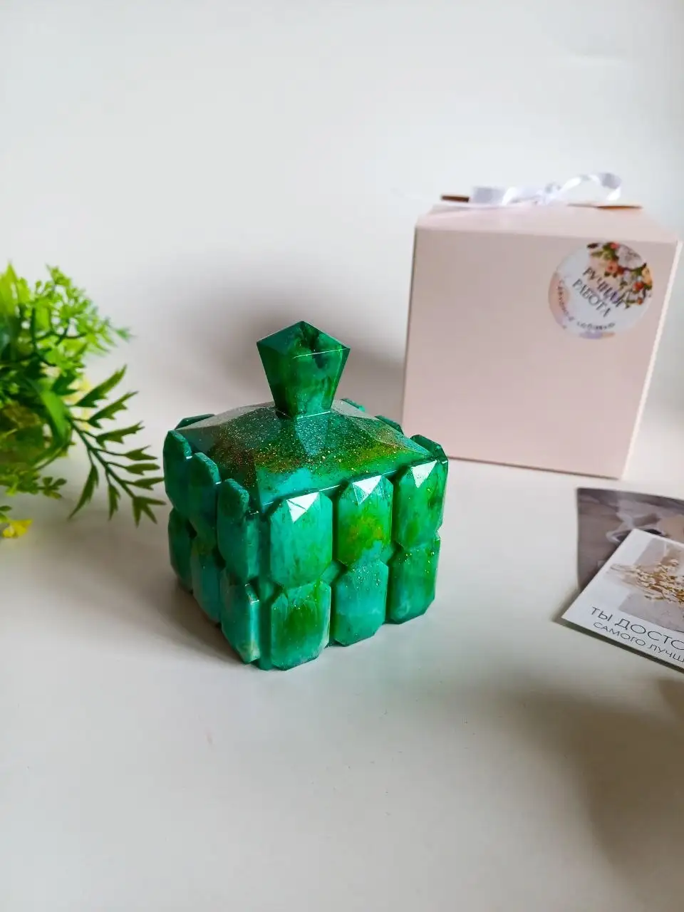 Шкатулка из эпоксидной смолы для украшений - Рукоделие (Хобби и отдых) в Шелехов