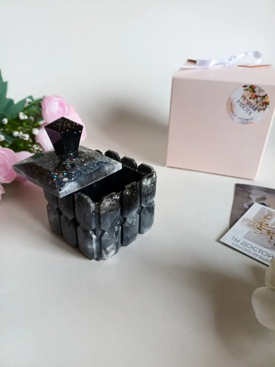 Шкатулка из эпоксидной смолы для украшений - Рукоделие (Хобби и отдых) в Шелехов