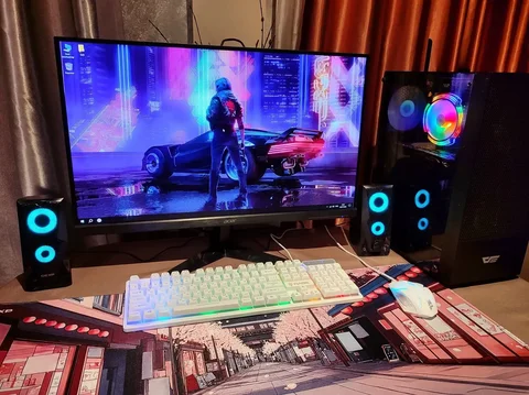 Игровой компьютер в сборе (27" монитор, I7, 16Гб, RX570) - Компьютеры и комплектующие в Иркутск