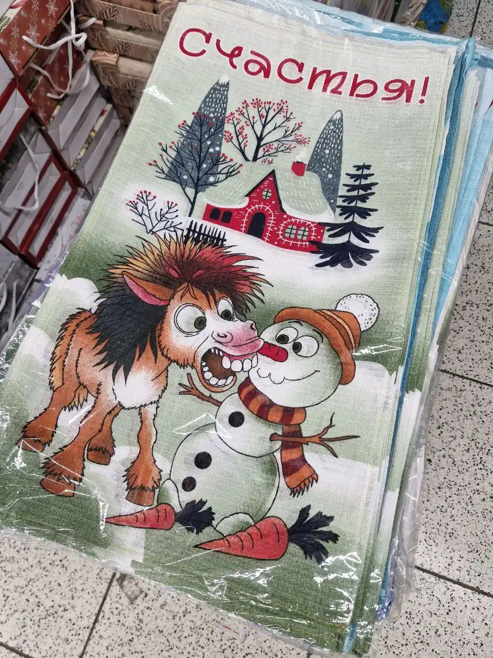 Кухонные полотенце вафельные 12шт