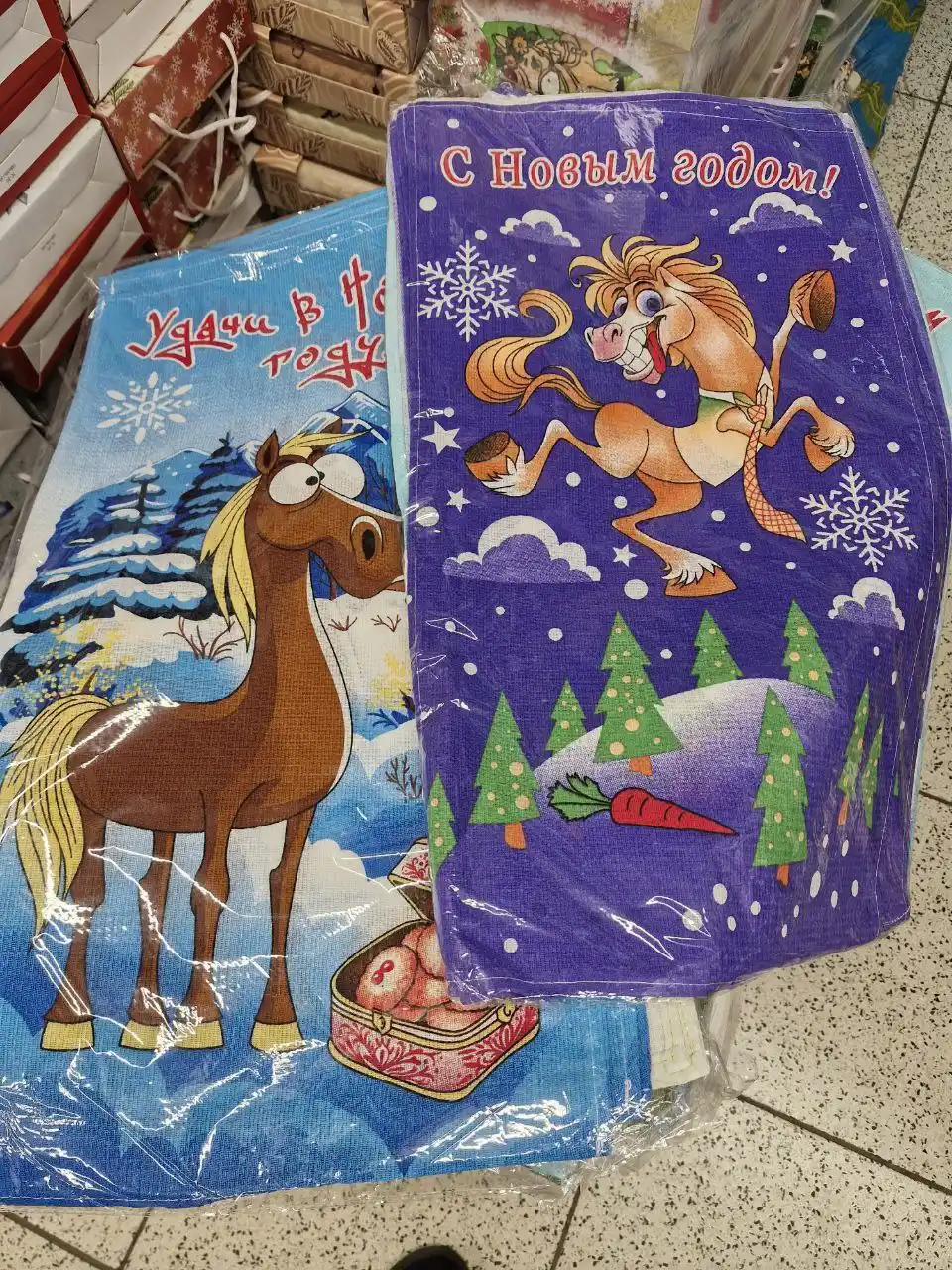 Кухонные полотенце вафельные 12шт