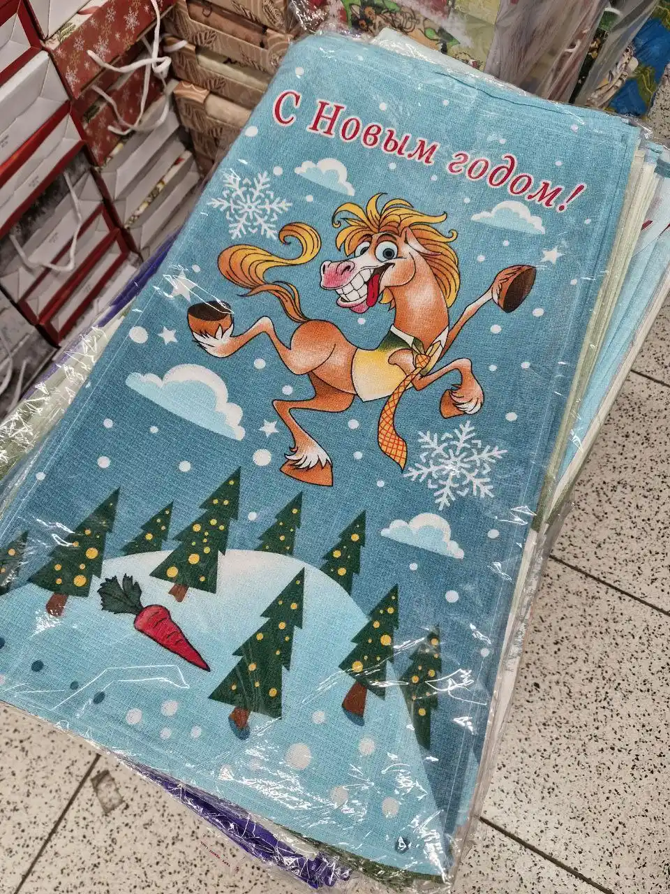 Кухонные полотенце вафельные 12шт