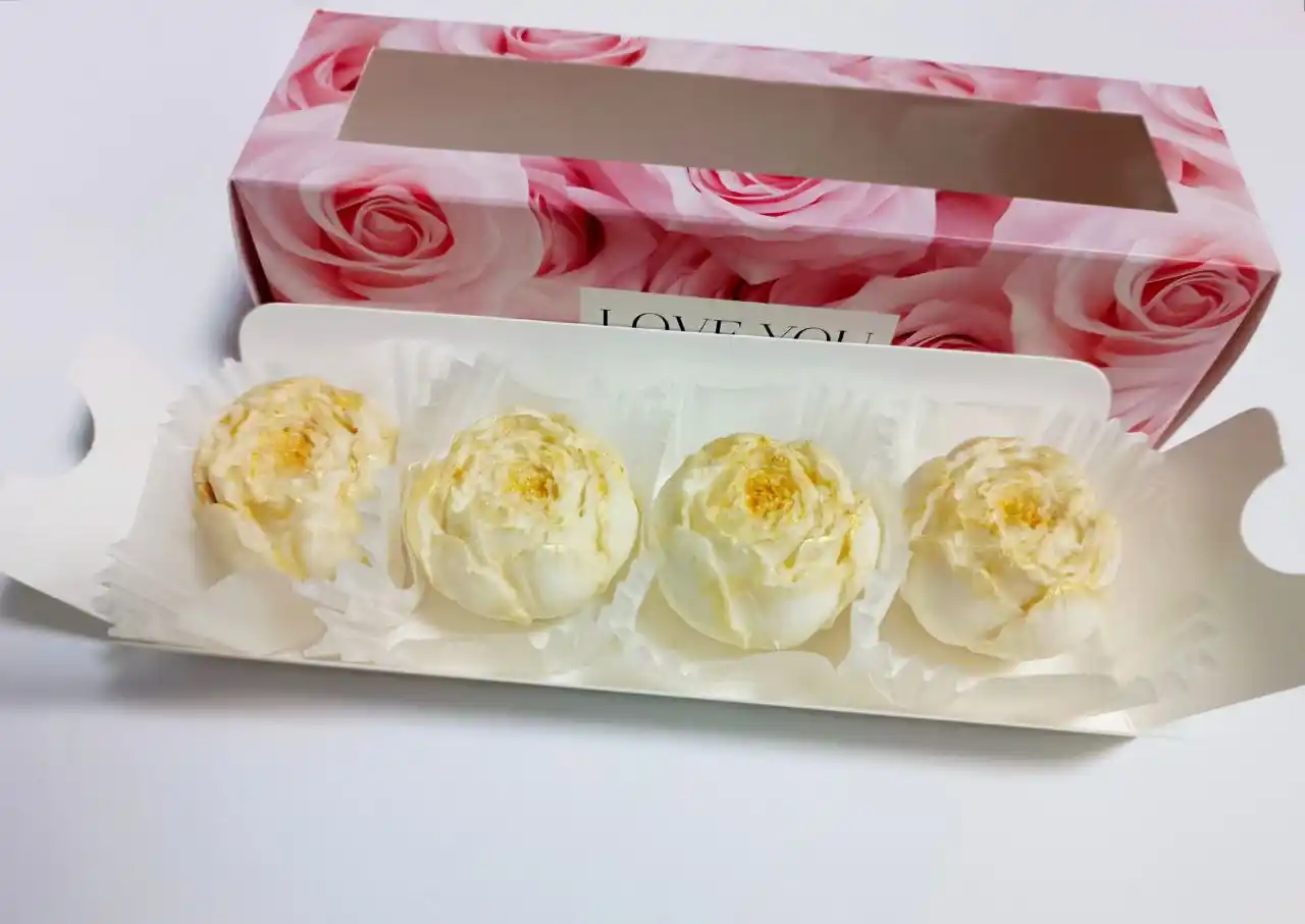 Шоколадный набор 4 пиона