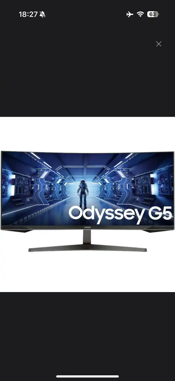 Продажа монитора Samsung Odyssey G5 и компьютерного кресла Cougar Explore S - Компьютерная техника (Электроника) в Владивосток