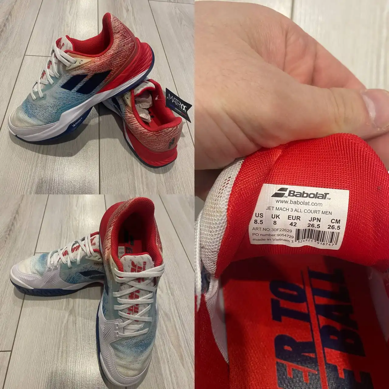 Кроссовки Babolat JET MACH 3 для большого тенниса - Обувь (Одежда) в Владивосток