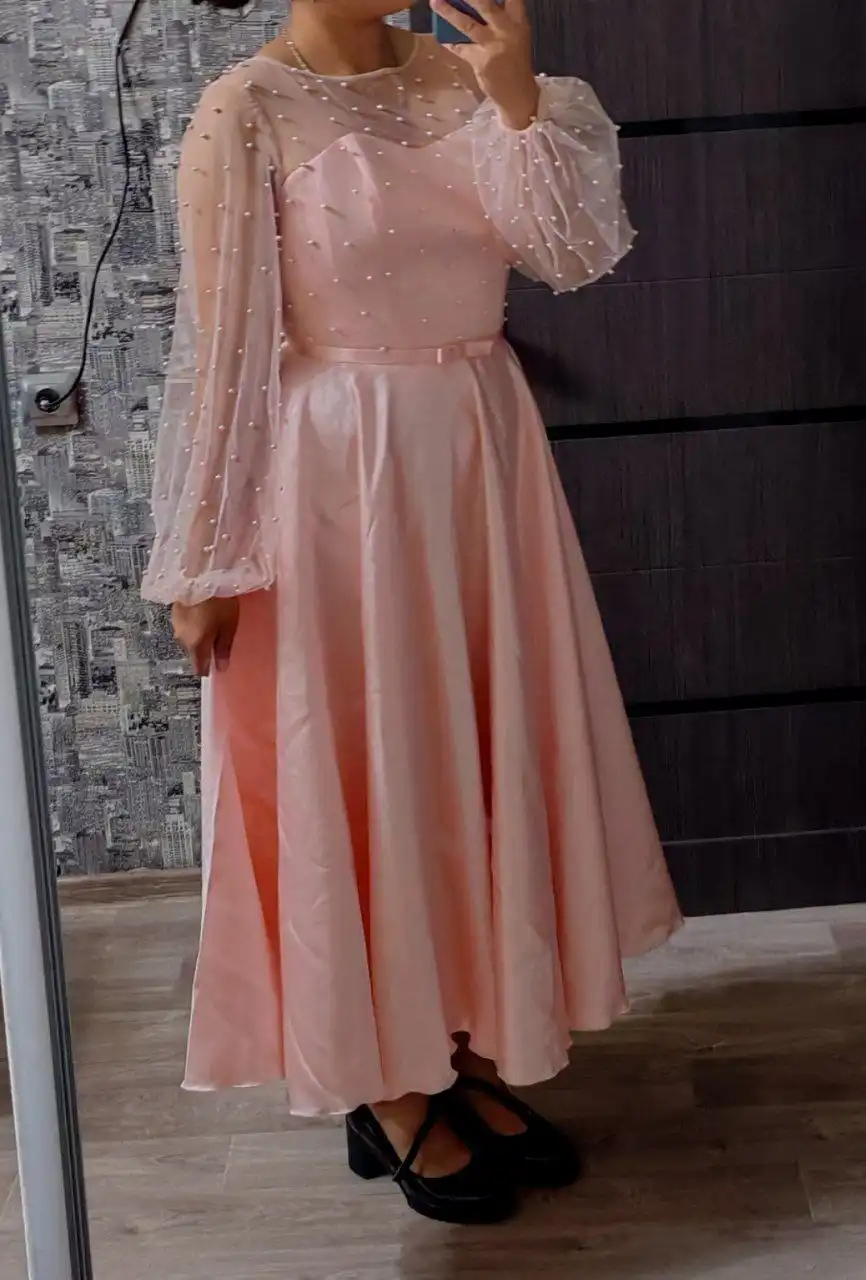 Нежное розовое платье на выпускной или праздник - Платья (Одежда) в Владивосток