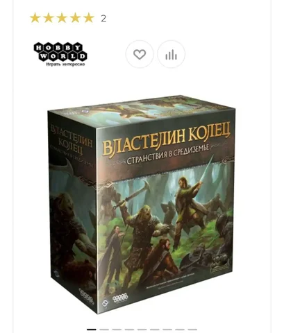 Настольная игра Властелин колец: Странствие в Средиземье - Туризм и активный отдых в Владивосток