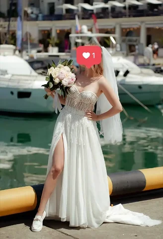 Платье на шнуровке с фатами и крыльями - Одежда в Владивосток