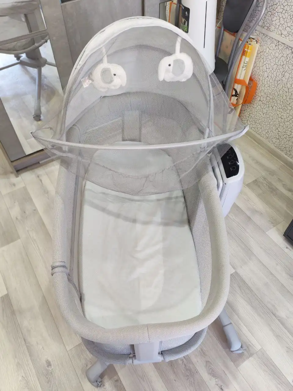 Детская приставная кроватка с функцией укачивания - Детская мебель (Товары для детей) в Владивосток