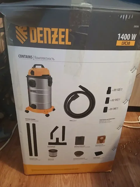 Продам строительный пылесос DENZEL LVC30 - DVD диски в Владивосток