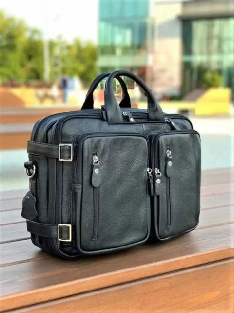 Продам мужскую сумку-трансформер из натуральной кожи - Куртки в Владивосток