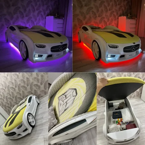 Кровать машина Futurino с ортопедическим матрасом - Детская одежда и игрушки в Владивосток