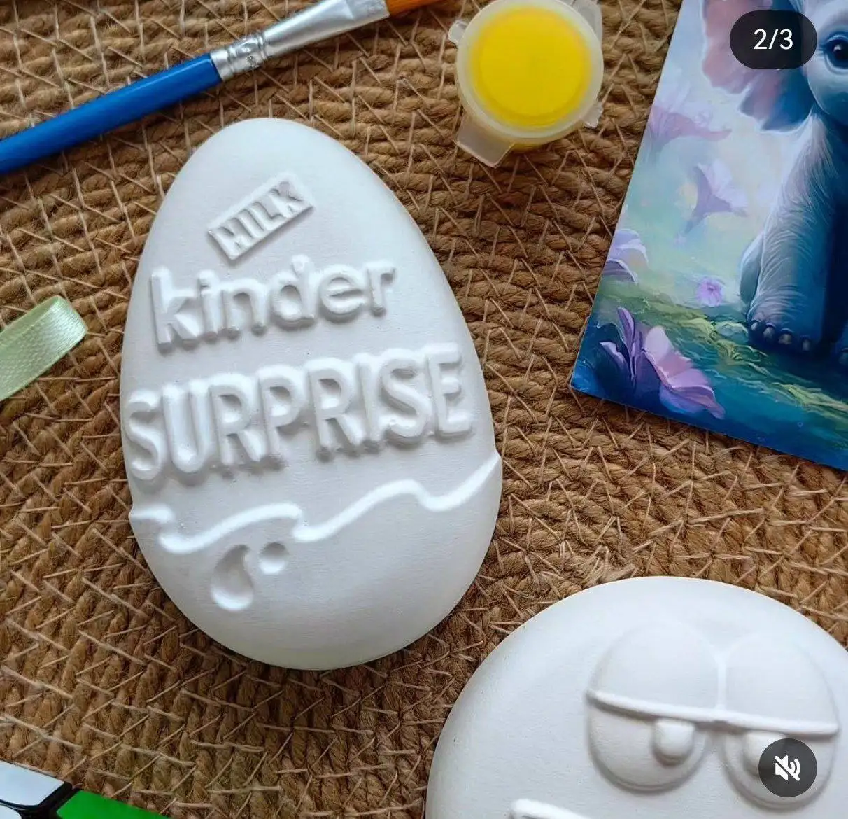 Фигурки M&M и Киндер Сюрприз с красками и кистью - Рукоделие (Хобби и отдых) в Владивосток