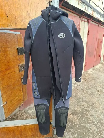 Гидрокостюм BARE Elastek 7 mm Semi-dry + жилет с капюшоном 7 mm - Сад и огород в Владивосток