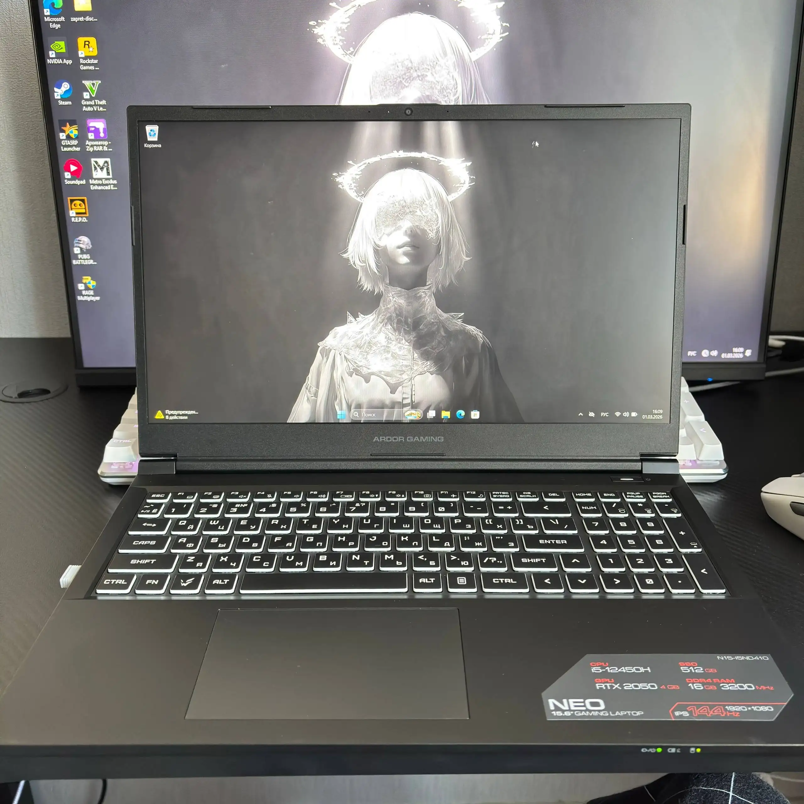 Ноутбук ARDOR GAMING NEO N15-I5ND410 15.6" - Ноутбуки (Электроника) в Владивосток