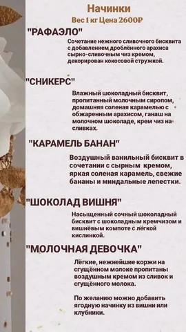 Кондитерские изделия на заказ - Наружная реклама в Владивосток