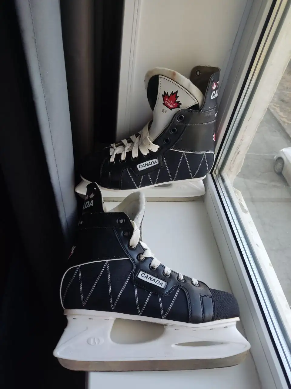 Мужские хоккейные коньки, размер 42-42,5 - Обувь (Одежда) в Владивосток