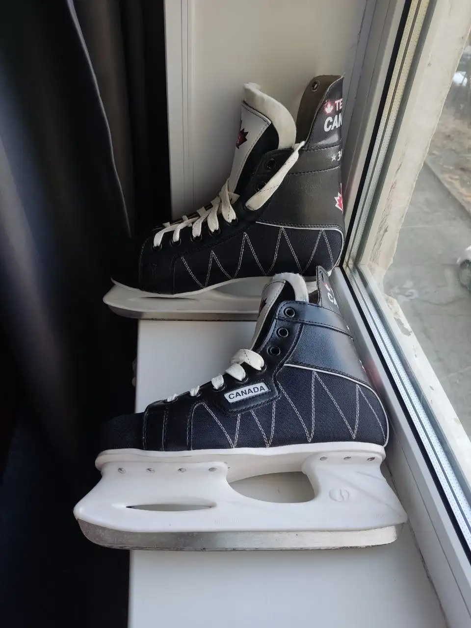 Мужские хоккейные коньки, размер 42-42,5 - Обувь (Одежда) в Владивосток