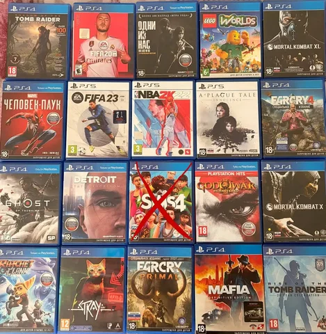 Продажа игровых дисков PS4 и PS5 - Игровые аксессуары в Владивосток