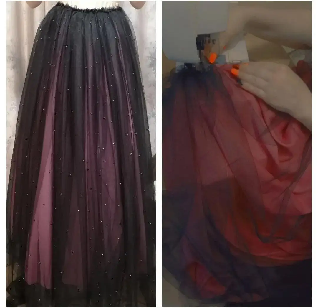 Продам черно-розовое платье на выпускной - Вечерние платья (Одежда) в Владивосток