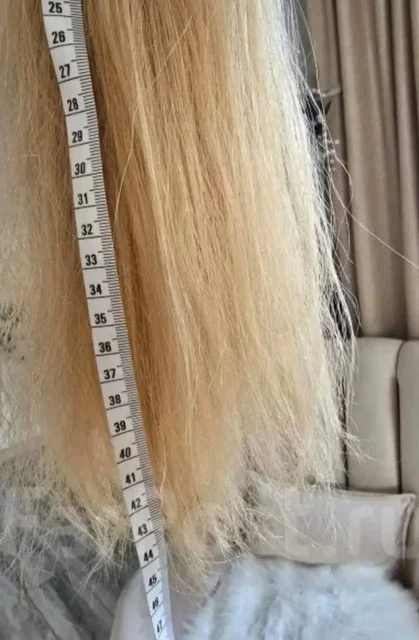 Волосы б/у 45см блонд - Украшения в Владивосток