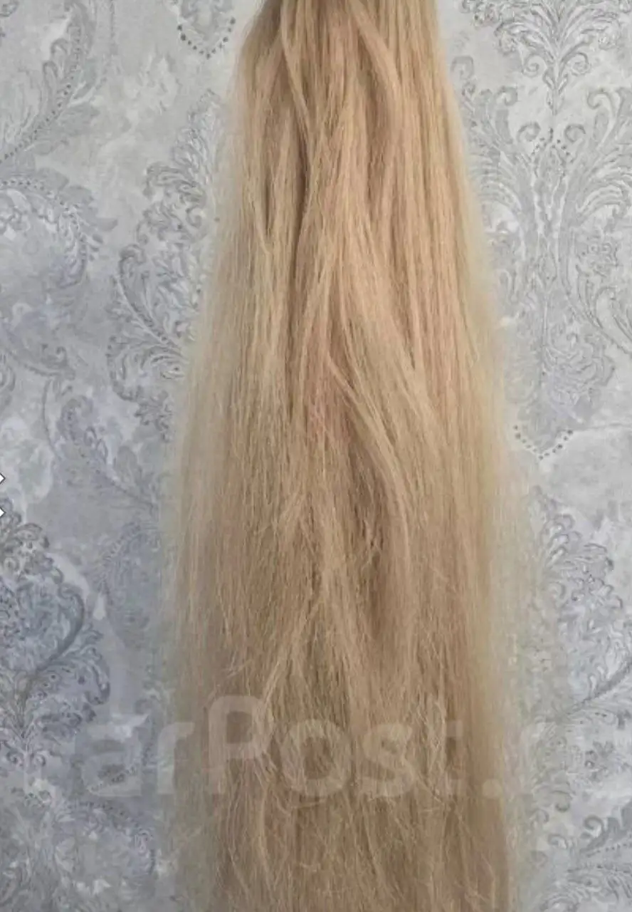 Волосы б/у 45см блонд - Барахолка в Владивосток