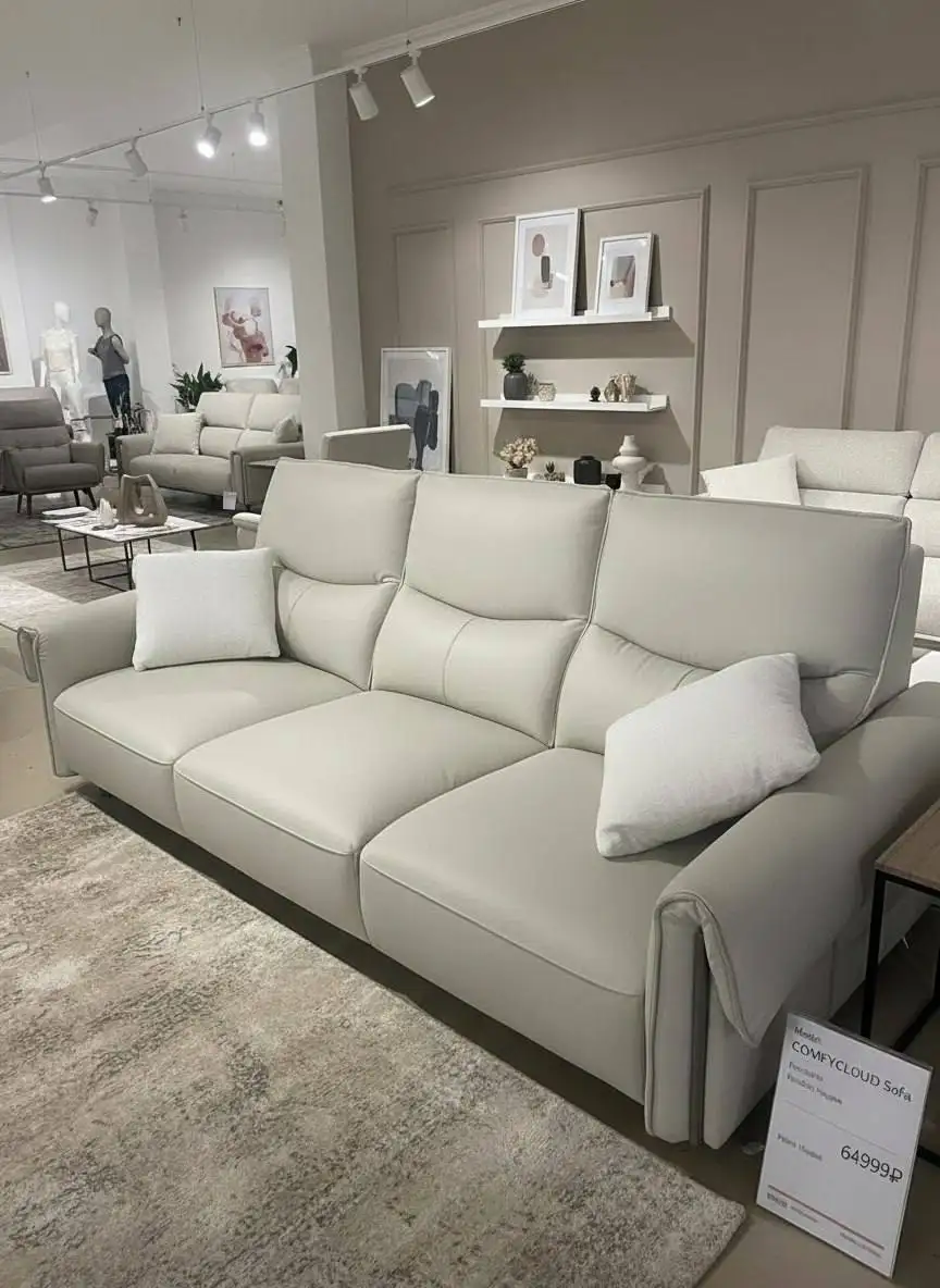 Продам новый офисный диван из экокожи - Мебель (Барахолка) в Владивосток