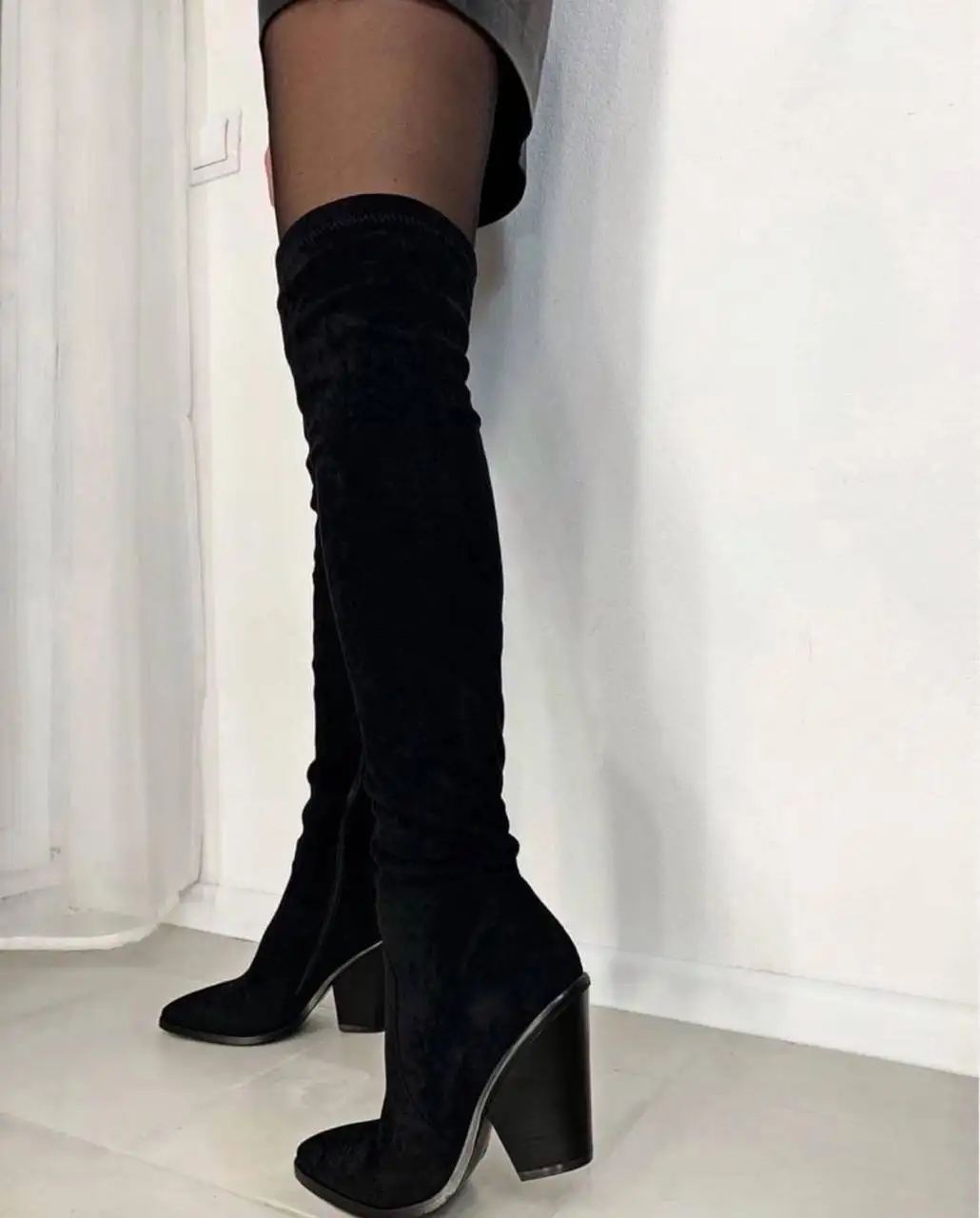 Сапоги высокие на танкетке размер 37 - Обувь (Одежда) в Владивосток