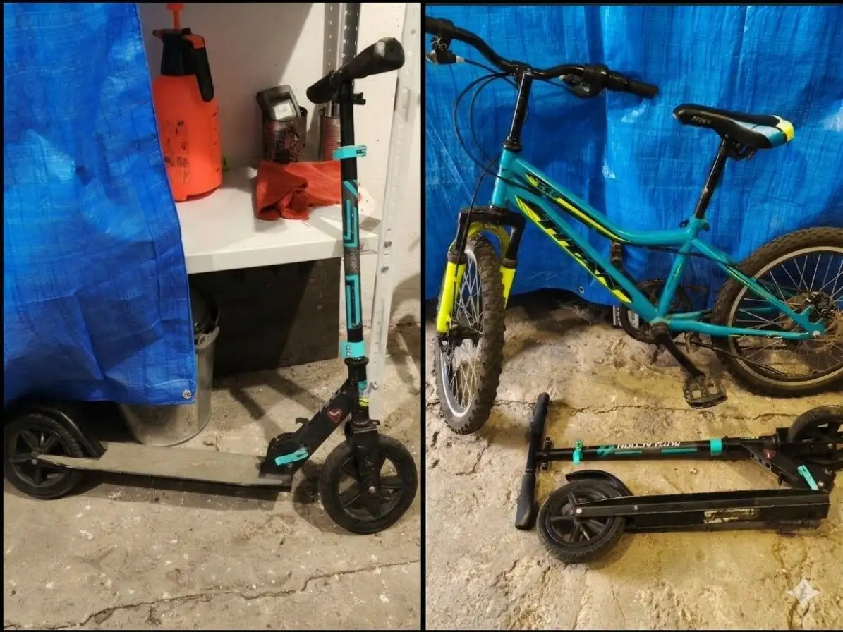 Велосипед с размером колес 20 и самокатом в подарок - Барахолка в Владивосток