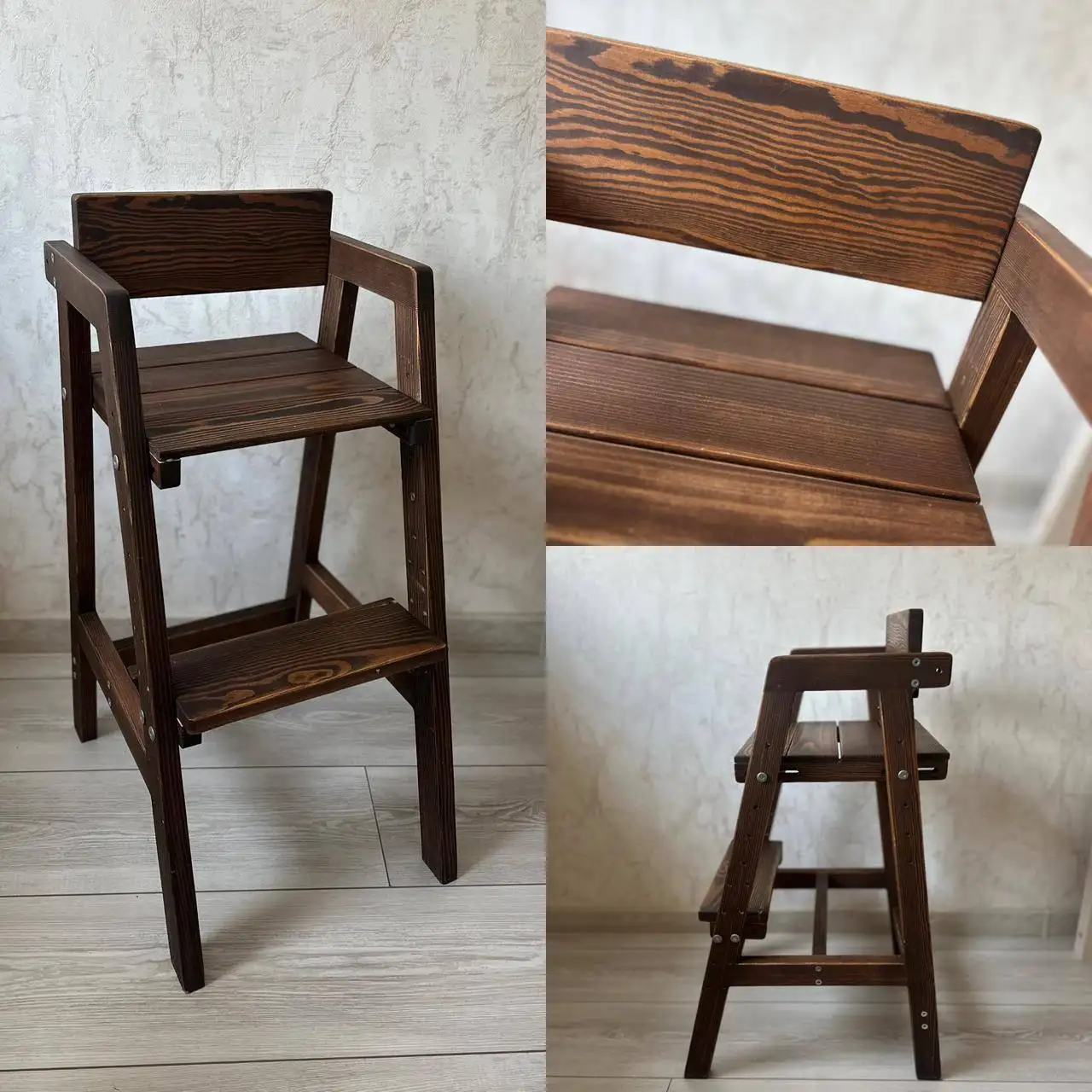 Детский растущий стульчик из дерева - Детская мебель (Товары для детей) в Владивосток