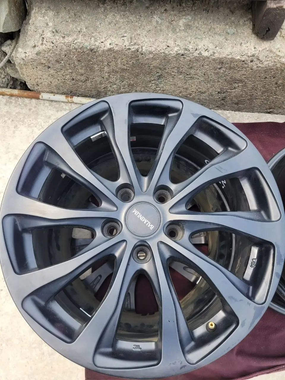 Диски колёсные Bridgestone Balminum R17 5x114.3 - Колёсные диски (Запчасти) в Владивосток