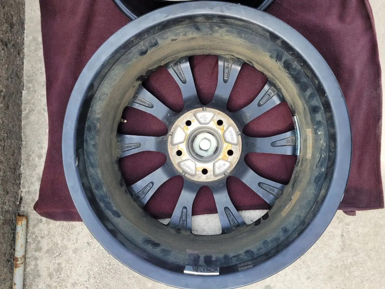 Диски колёсные Bridgestone Balminum R17 5x114.3 - Колёсные диски (Запчасти) в Владивосток