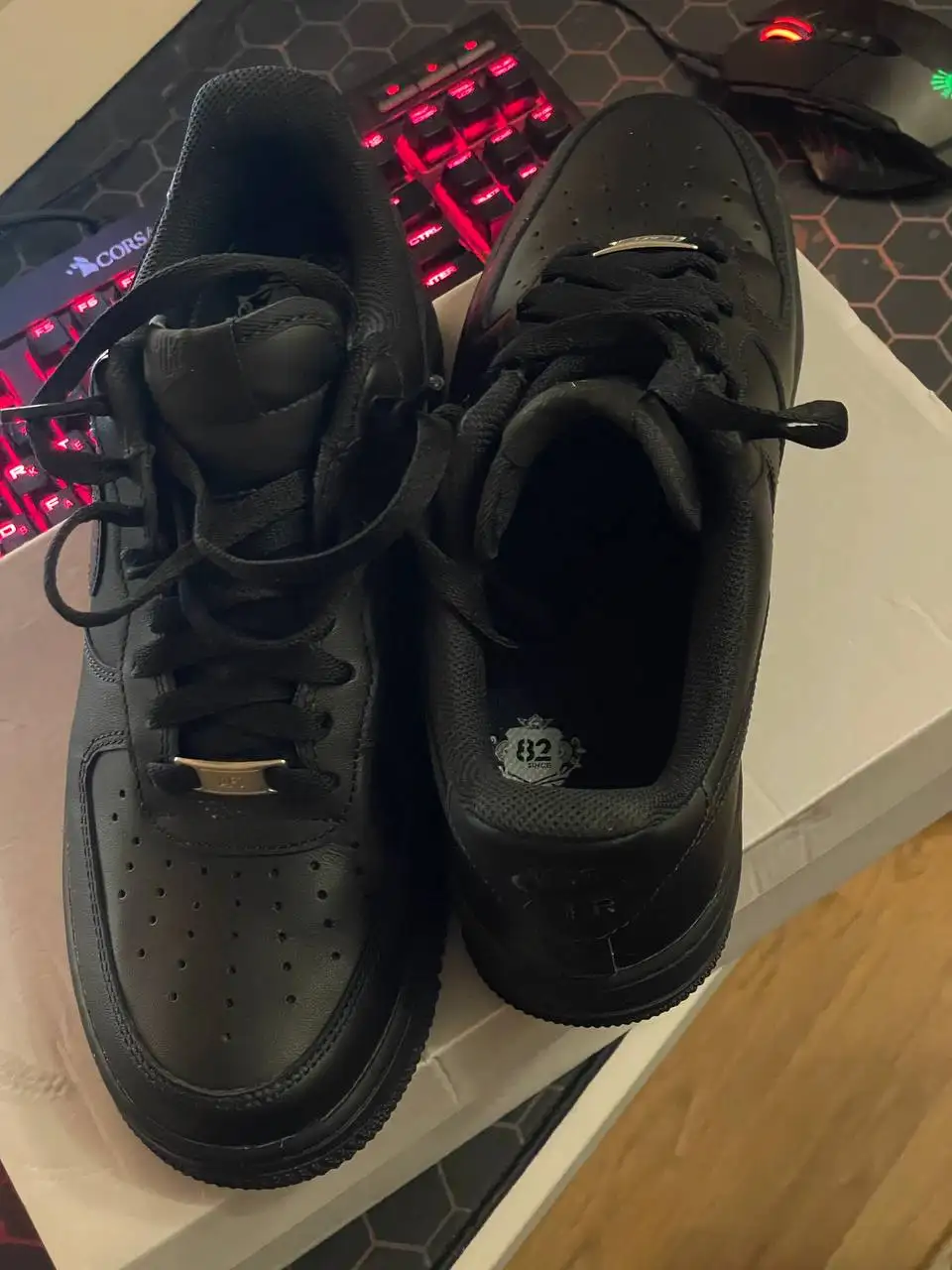 Nike Air Force 1 Black - Обувь (Одежда) в Владивосток